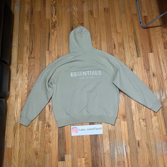 Fog Essentials Pistachio Hoodie Size Large
